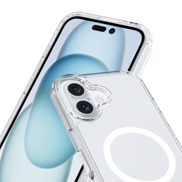 Rvelon iPhone 16 Deksel TPU MagSafe Transparent