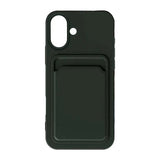iPhone 16 Deksel Kortholder Grønn