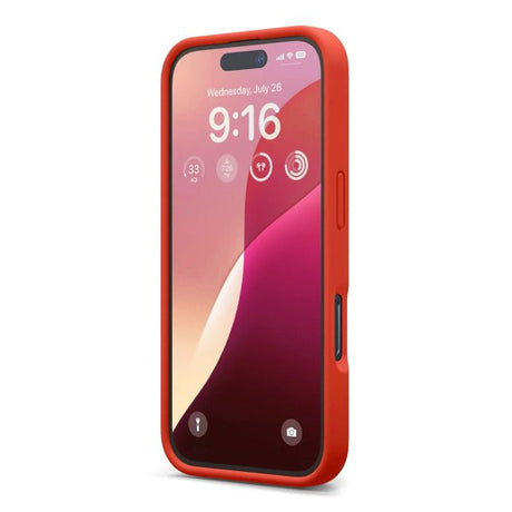 Rvelon iPhone 16 Deksel Silikon Rød