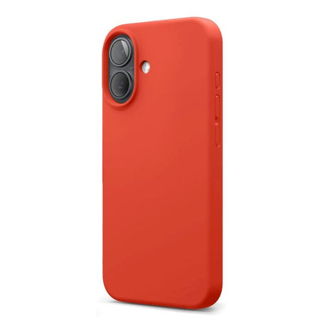 Rvelon iPhone 16 Deksel Silikon Rød