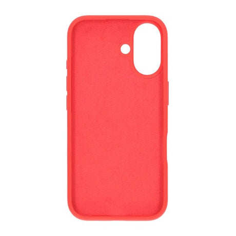 Rvelon iPhone 16 Deksel Silikon Rød