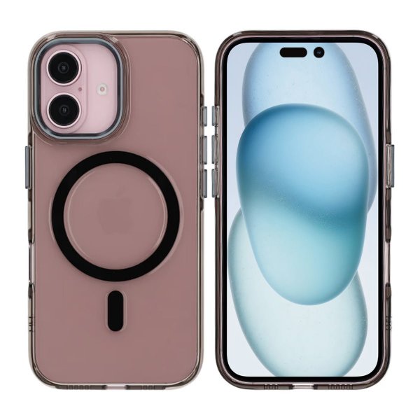 Rvelon iPhone 16 Deksel TPU MagSafe Svart