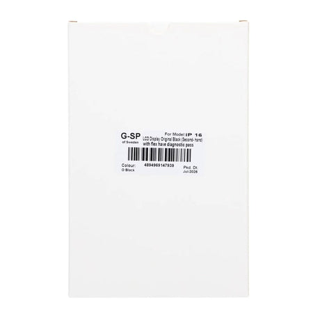 iPhone 16 original brukt OLED-skjerm – diagnostikk godkjent