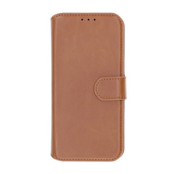 Rvelon iPhone 16 Etui Detachable Wallet Case Brun