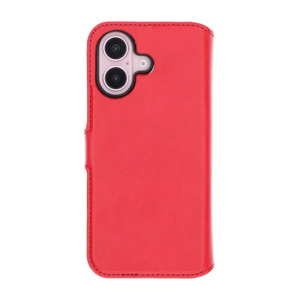Rvelon iPhone 16 Etui Detachable Wallet Case Rød