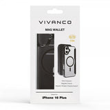 Vivanco iPhone 16 Plus Etui Mag Wallet Svart