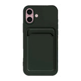 iPhone 16 Plus Deksel Kortholder Grønn