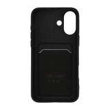 iPhone 16 Plus Deksel Kortholder Svart