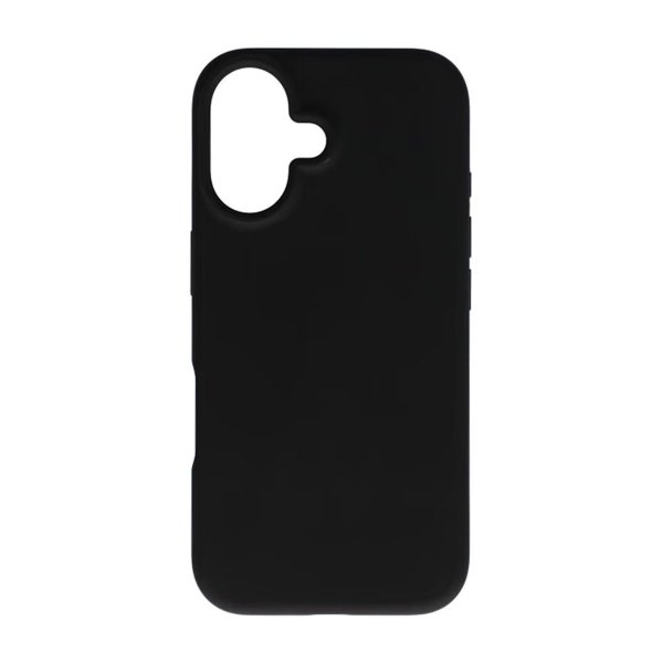 iPhone 16 Plus Deksel Silikon Svart