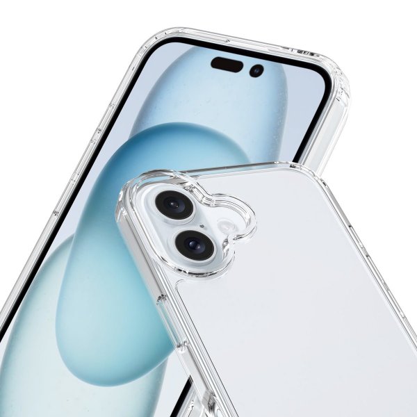 Rvelon iPhone 16 Plus Deksel Støtsikker Transparent
