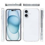 Rvelon iPhone 16 Plus Deksel Støtsikker Transparent