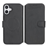 Rvelon iPhone 16 Plus Etui 4 Kortlomme MagSafe Svart