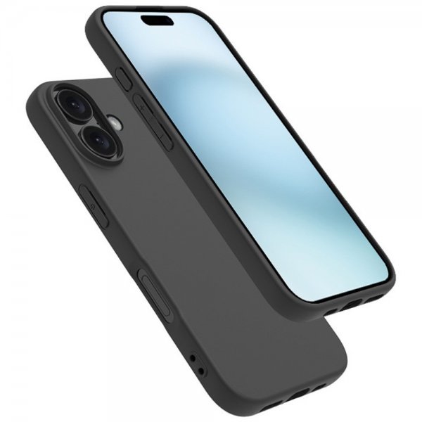 Nordic Covers iPhone 16 Plus Deksel Feather Series Raven Black