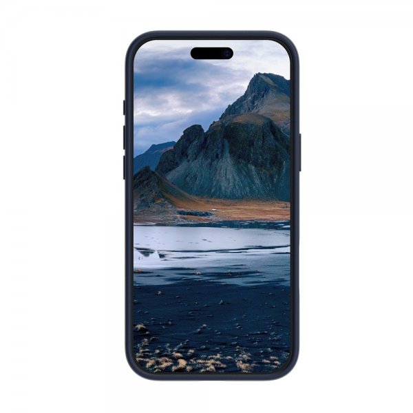 dbramante1928 iPhone 16 Plus Deksel Iceland Ultra D3O MagSafe Kickstand Blå