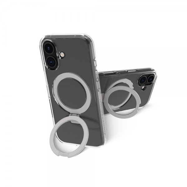 dbramante1928 iPhone 16 Plus Deksel Iceland Ultra D3O MagSafe Kickstand Klar