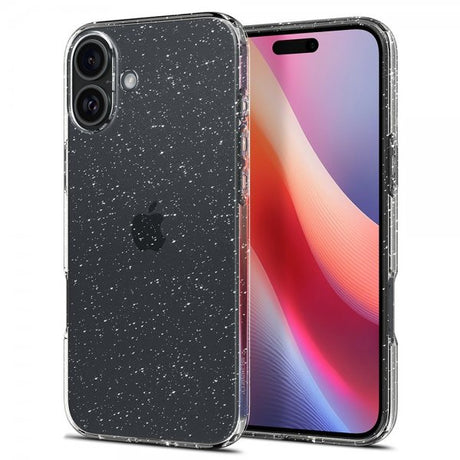 Spigen iPhone 16 Plus Deksel Liquid Crystal Glitter Crystal Quartz