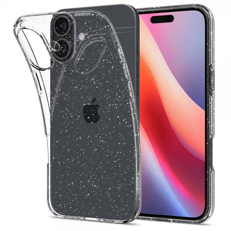 Spigen iPhone 16 Plus Deksel Liquid Crystal Glitter Crystal Quartz