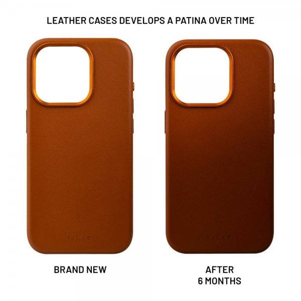Fixed iPhone 16 Plus Deksel MagLeather Brun
