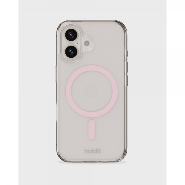 holdit iPhone 16 Plus Deksel MagSafe Case Rosa