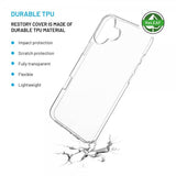 Fixed iPhone 16 Plus Deksel ReStory Transparent
