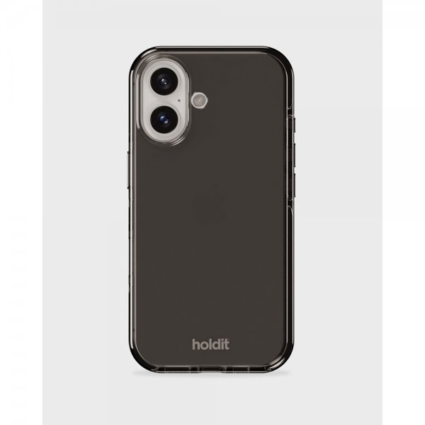 holdit iPhone 16 Plus Deksel Seethru Svart