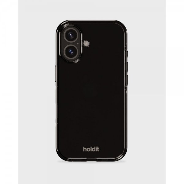holdit iPhone 16 Plus Deksel Seethru Svart