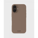 holdit iPhone 16 Plus Deksel Silikon Mocha Brown