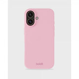 holdit iPhone 16 Plus Deksel Silikon Rosa
