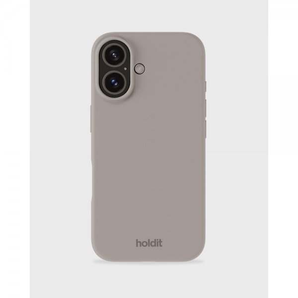 holdit iPhone 16 Plus Deksel Silikon Taupe