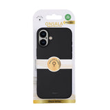 Onsala iPhone 16 Plus Deksel Silicone Touch Svart