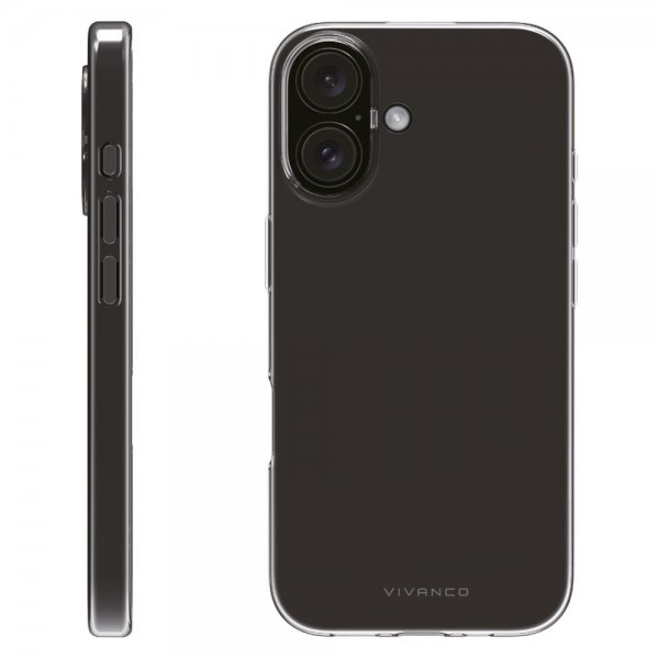 Vivanco iPhone 16 Plus Deksel Super Slim Transparent
