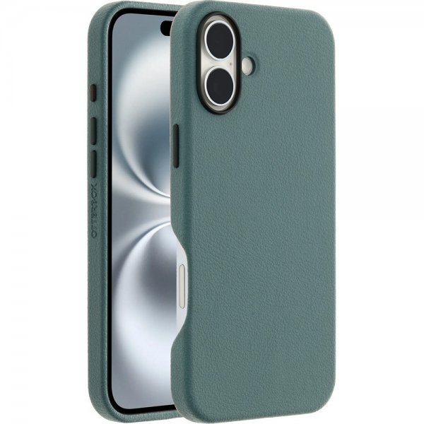 Otterbox iPhone 16 Plus Deksel Symmetry Cactus Leather MagSafe Sagebrush