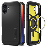 Spigen iPhone 16 Plus Deksel Tough Armor MagFit Svart
