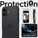 Spigen iPhone 16 Plus Deksel Ultra Hybrid Frost Black