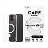CARE by PanzerGlass iPhone 16 Plus Deksel Urban Combat MagSafe Hvit