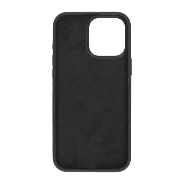 Rvelon iPhone 16 Pro Deksel Silikon Svart