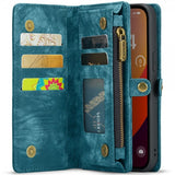 CaseMe iPhone 16 Pro Etui 008 Series Avtakbart Deksel Blå
