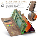 CaseMe iPhone 16 Pro Etui 008 Series Avtakbart Deksel Brun