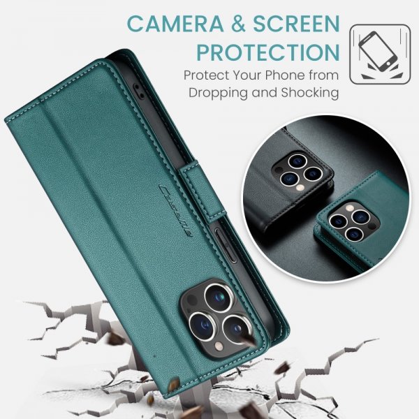 CaseMe iPhone 16 Pro Etui 023 Series Grønn