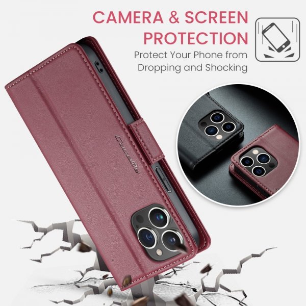 CaseMe iPhone 16 Pro Etui 023 Series Rød