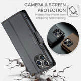 CaseMe iPhone 16 Pro Etui 023 Series Svart