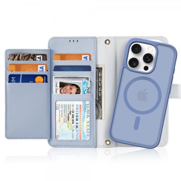 Dux Ducis iPhone 16 Pro Etui 2-in-1 Lawa Series MagSafe Blå
