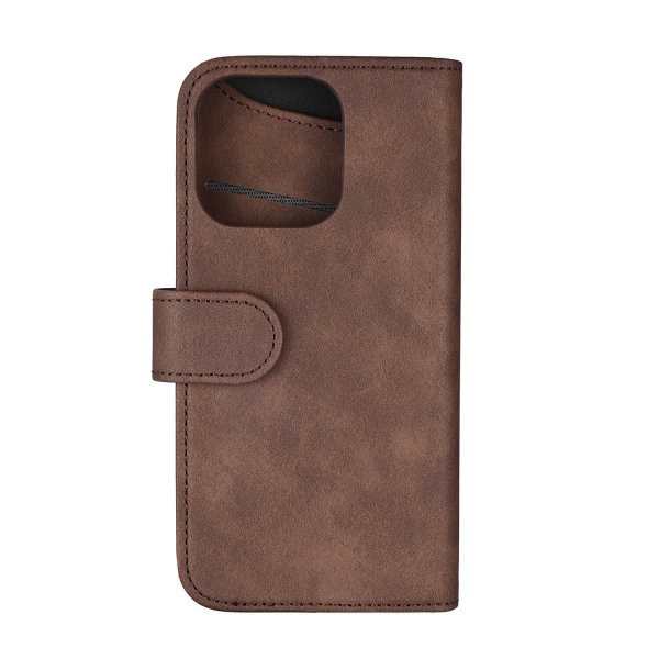Gear iPhone 16 Pro Etui 3 Kortlomme  Brun