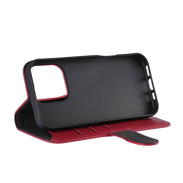 Gear iPhone 16 Pro Etui 3 Kortlomme  Rød