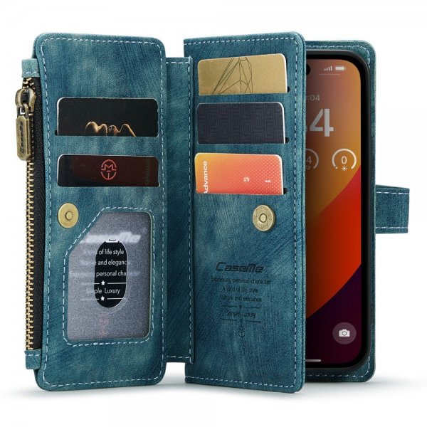 CaseMe iPhone 16 Pro Etui C30 Series Blå
