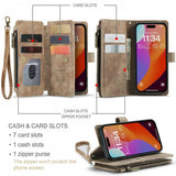CaseMe iPhone 16 Pro Etui C30 Series Brun