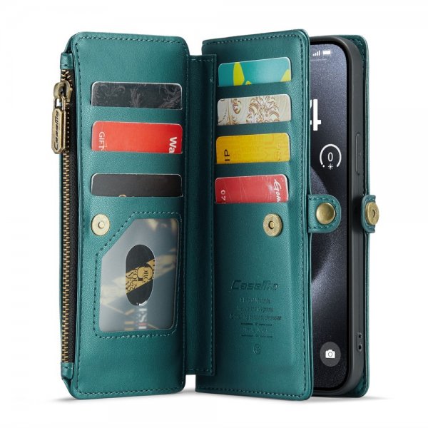 CaseMe iPhone 16 Pro Etui C36 Series Grønn