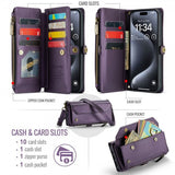 CaseMe iPhone 16 Pro Etui C36 Series Lilla