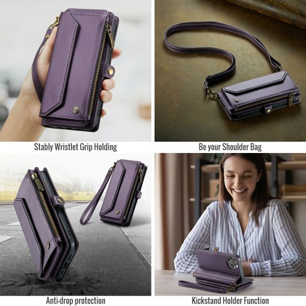 CaseMe iPhone 16 Pro Etui C36 Series Lilla