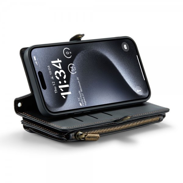 CaseMe iPhone 16 Pro Etui C36 Series Svart